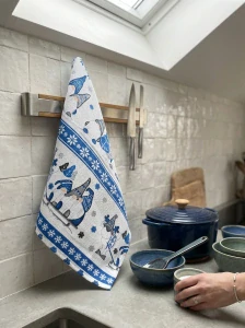 Kuchyňská utěrka – Zimní skřítci