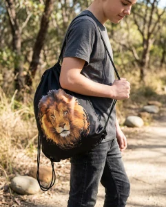 Batoh vak s aplikací-Hřívavý strážce